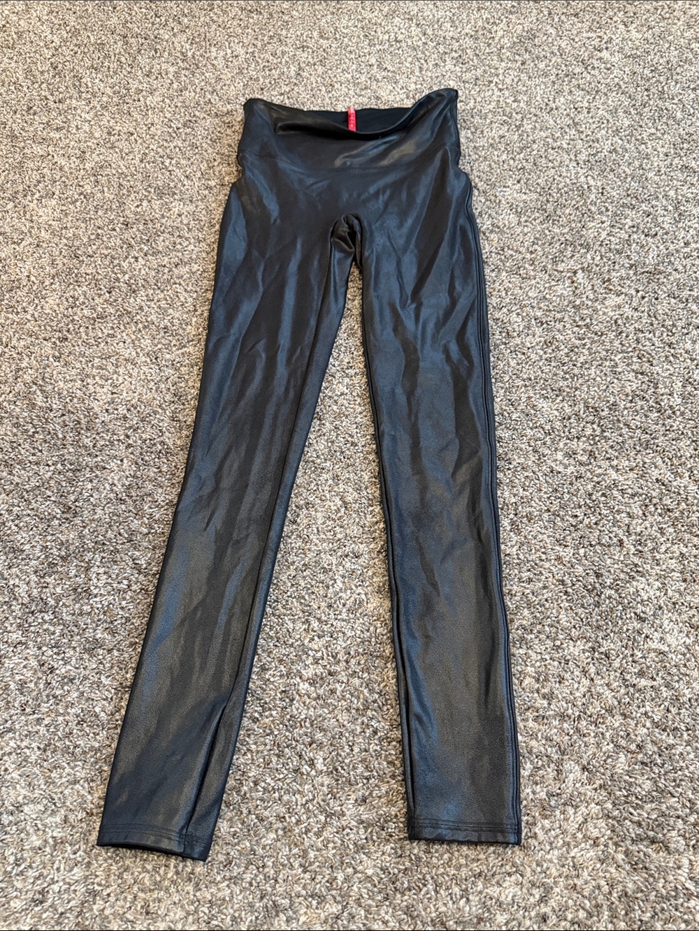 SPANX Black High-Waist Shaping Leggings Size Medium